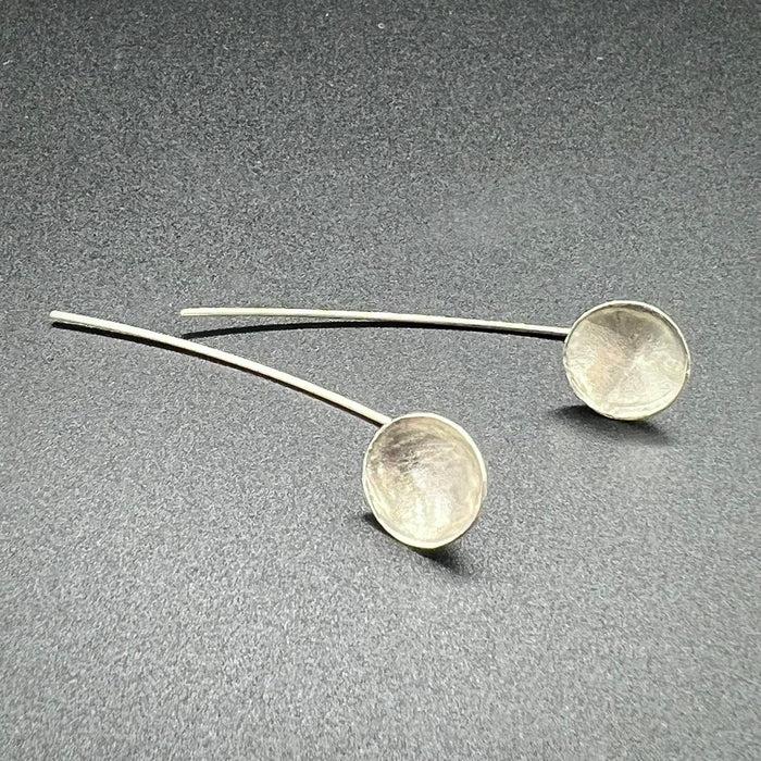 Domed Threader Earrings