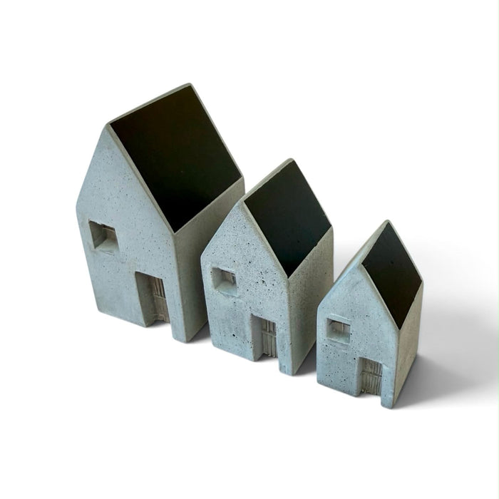 Concrete House Set (Black)