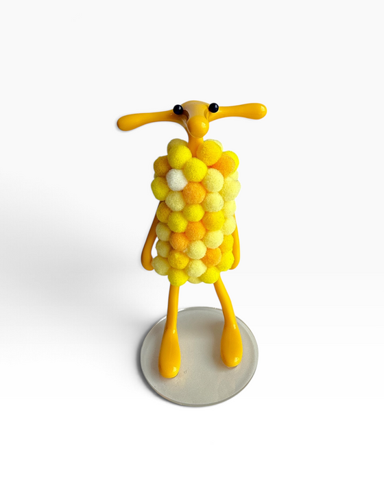 Yellow Pom Pom Grubb Yellow