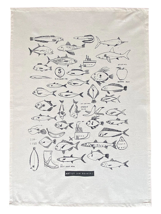 It's Deep Down Here - Tea Towel