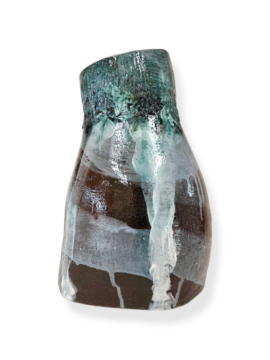 Trees and Waterfall under Moonlight