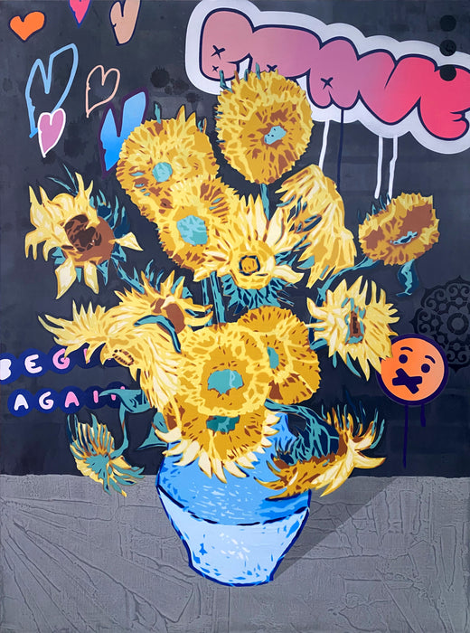Study of Sunflowers 1.2 (After Van Gogh)