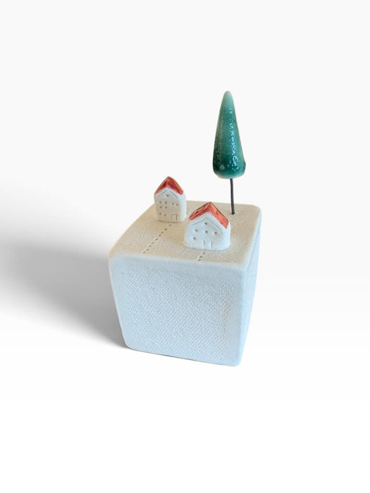 Cube with village 7