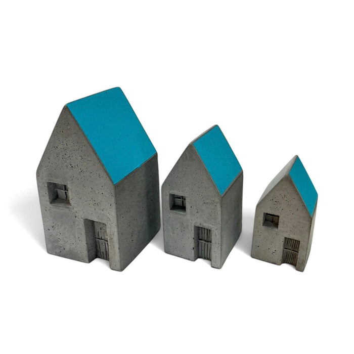 Concrete House Set (Teal)