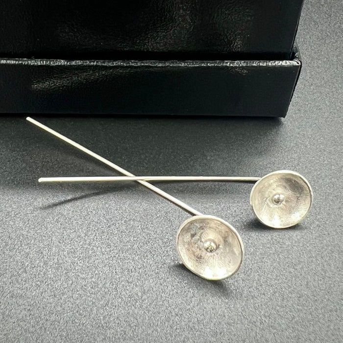 Domed Threader Earrings