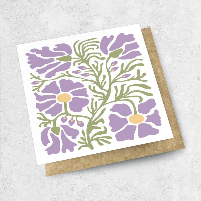 Purple floral