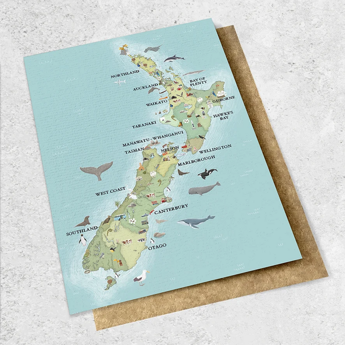 Aotearoa Map