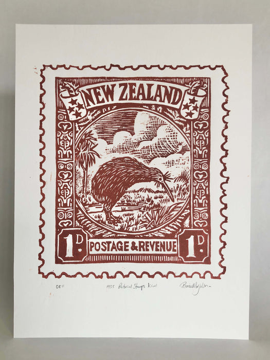 Pictorial Stamp Kiwi