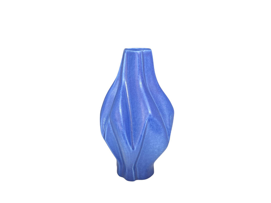 Rumple Vase Blue