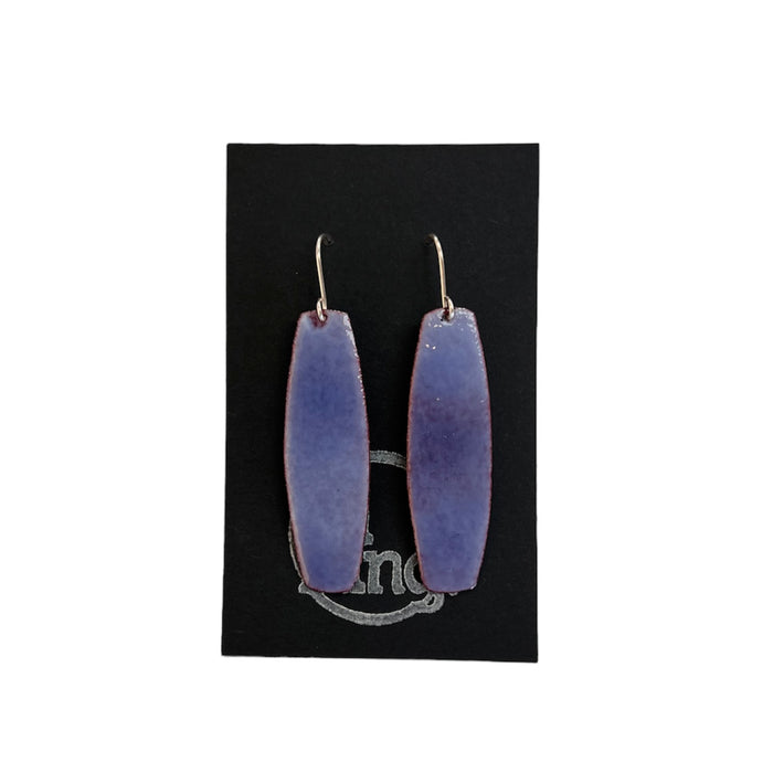 Sterling Silver and Enamel Earrings